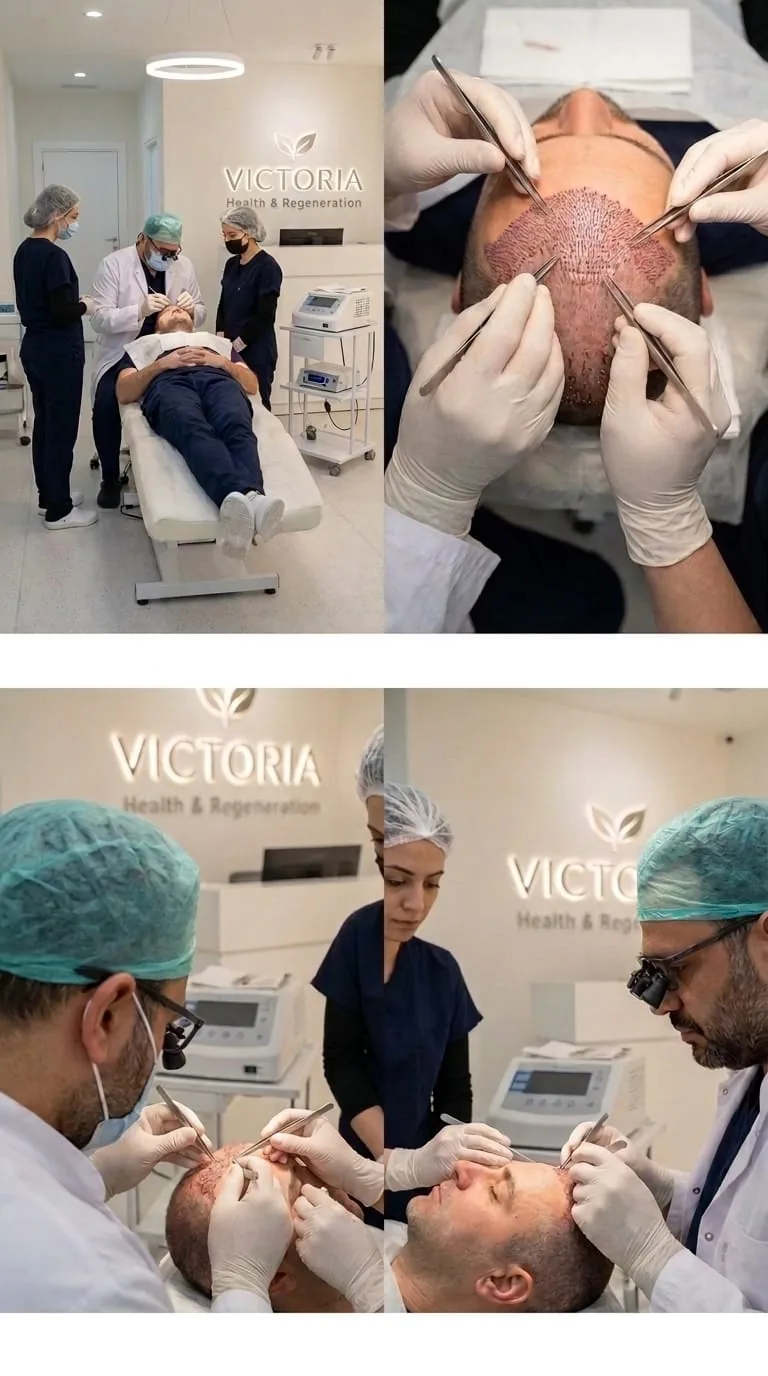 Haartransplantation bei Victoria Health Mannheim – Eingriff, Graft-Entnahme und ärztliche Begleitung